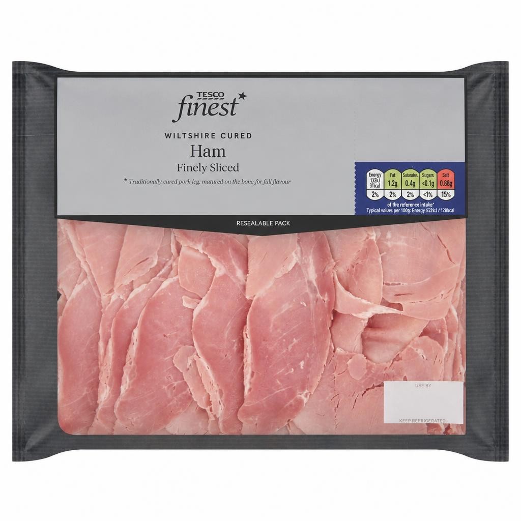 Tesco Finest Wiltshire Finely Sliced Ham 200g