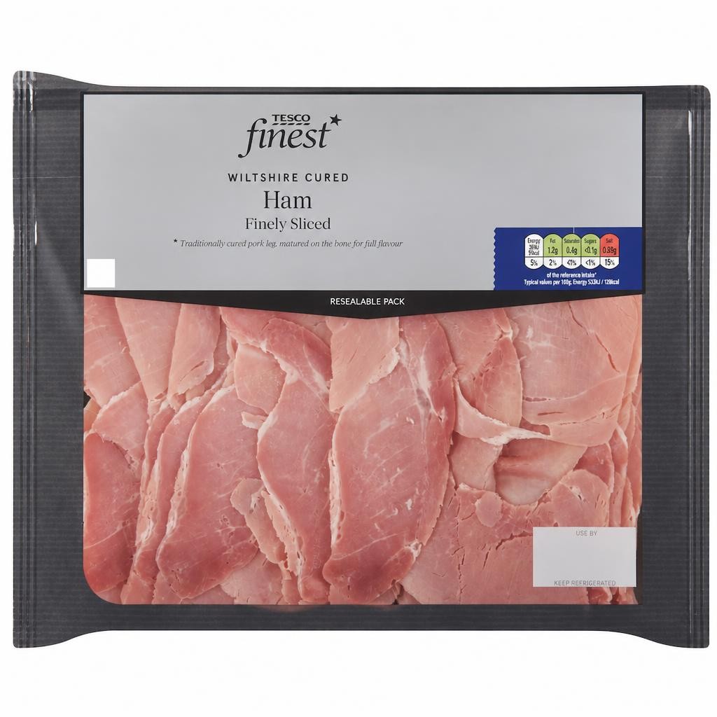 Tesco Finest Wiltshire Finely Sliced Ham 200g