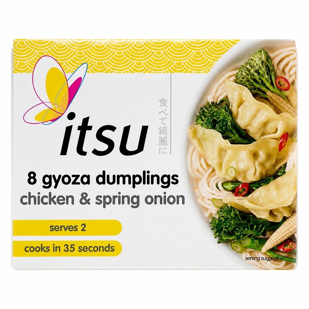 itsu chicken & spring onion 8 gyoza dumplings 150g