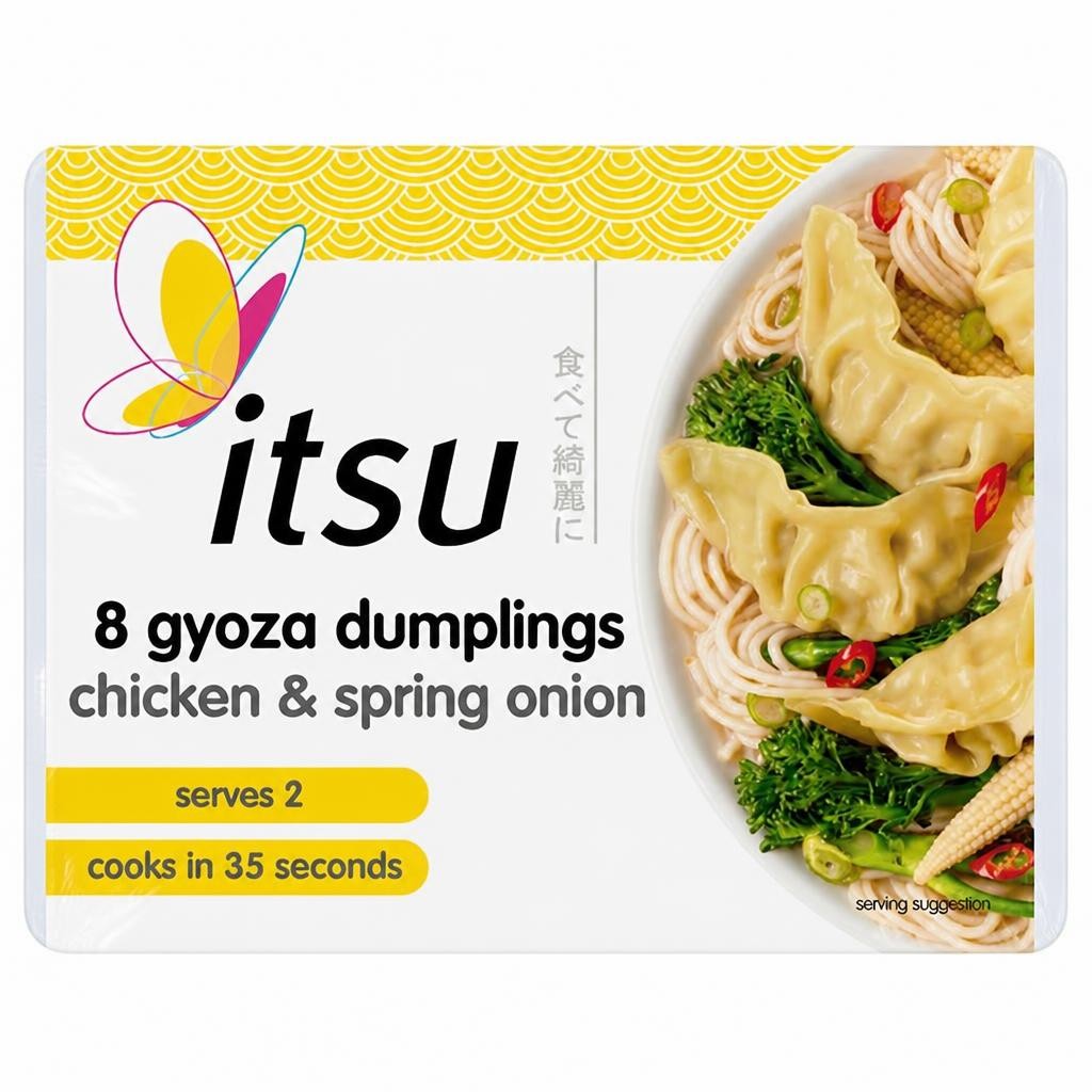 itsu chicken & spring onion 8 gyoza dumplings 150g