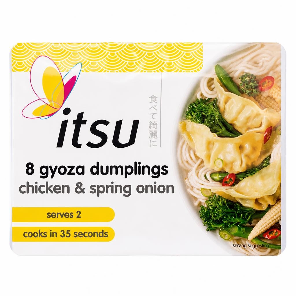 itsu chicken & spring onion 8 gyoza dumplings 150g