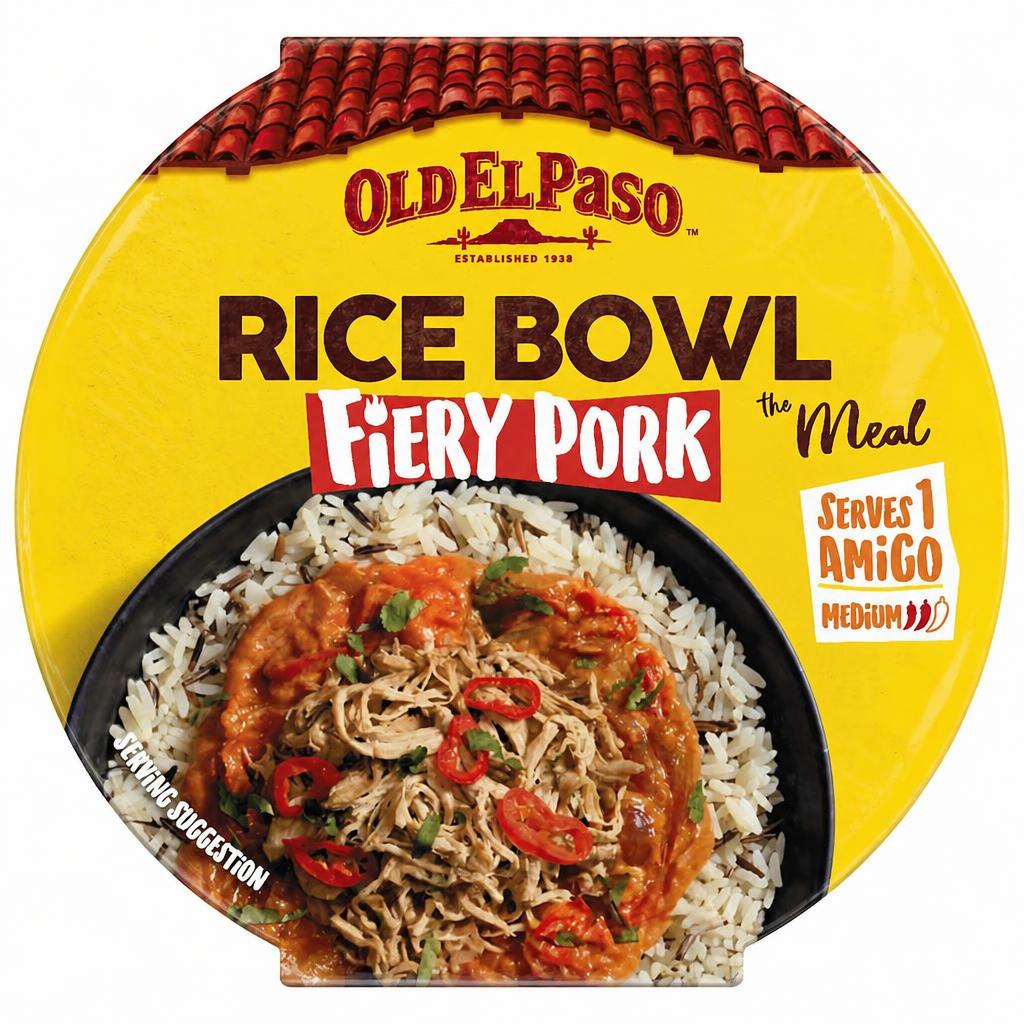 Old El Paso Fiery Pork Rice Bowl 400g