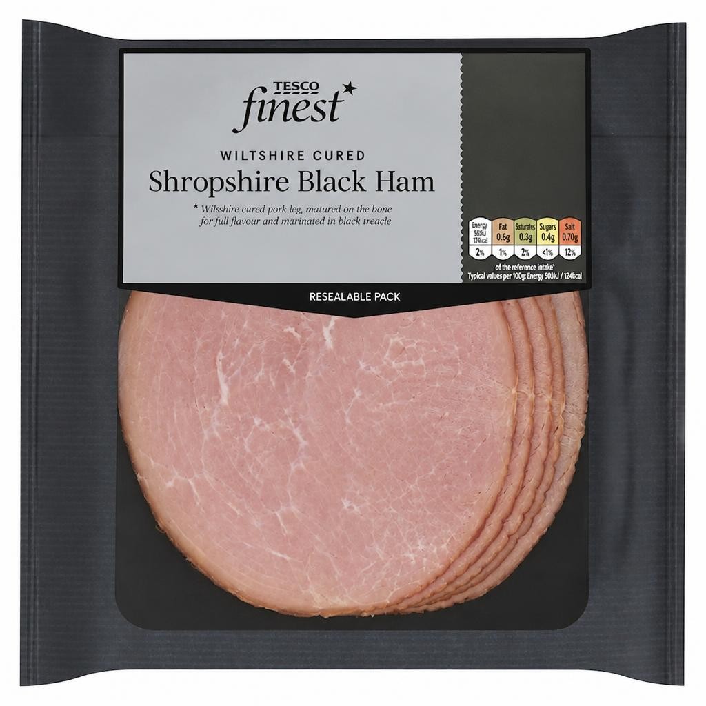 Tesco Finest Shropshire Black Ham 120g