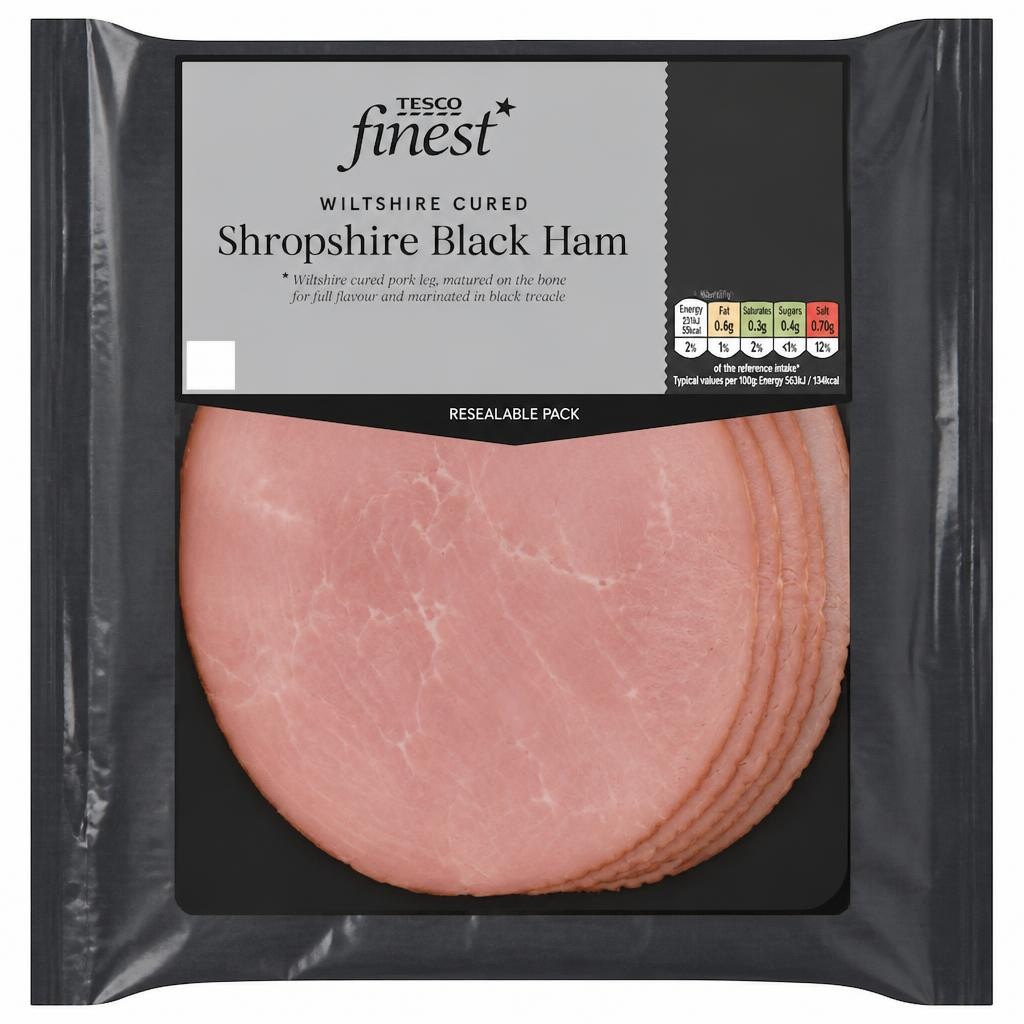 Tesco Finest Shropshire Black Ham 120g