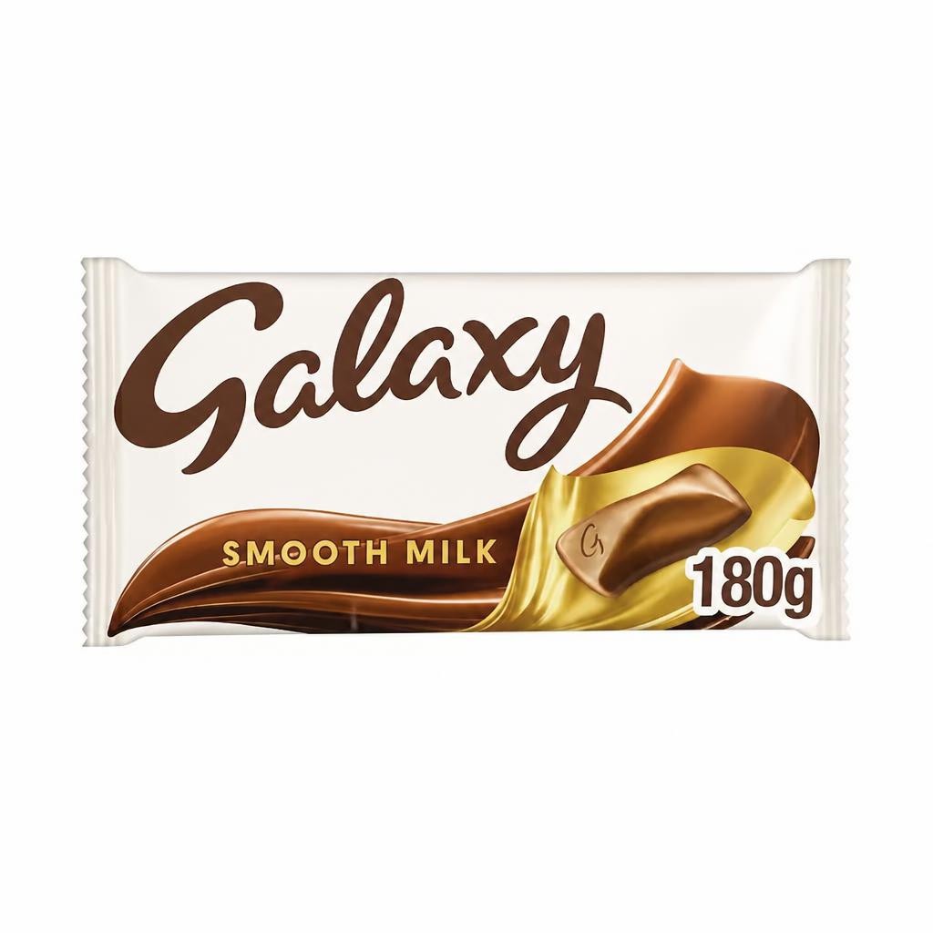 Galaxy Smooth Milk Chocolate Bar 180G