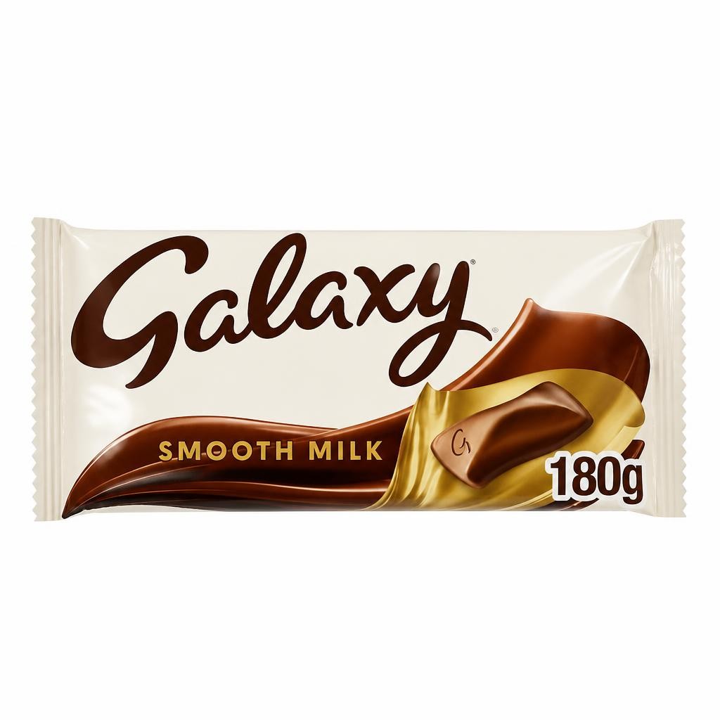 Galaxy Smooth Milk Chocolate Bar 180G