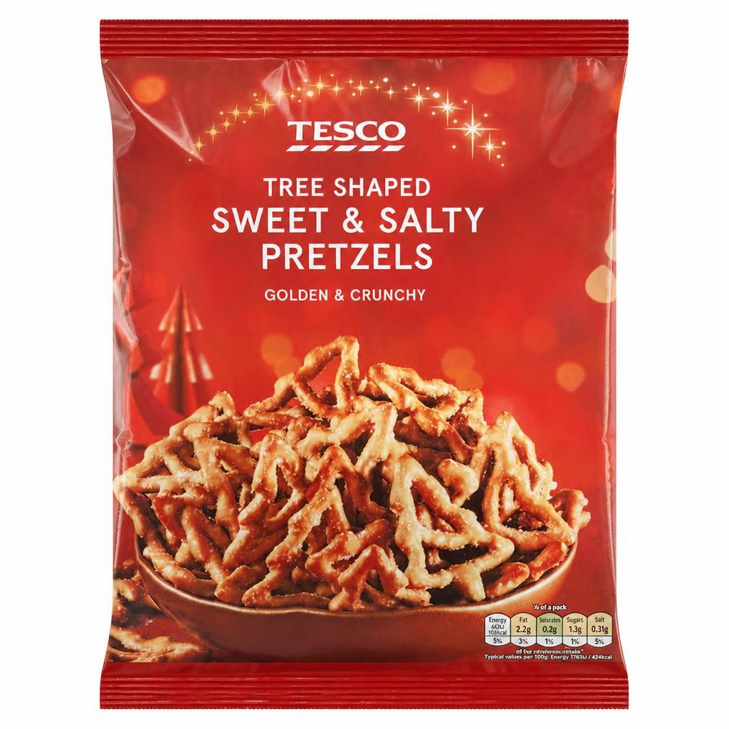 Tesco Sweet And Salty Pretzels 200G