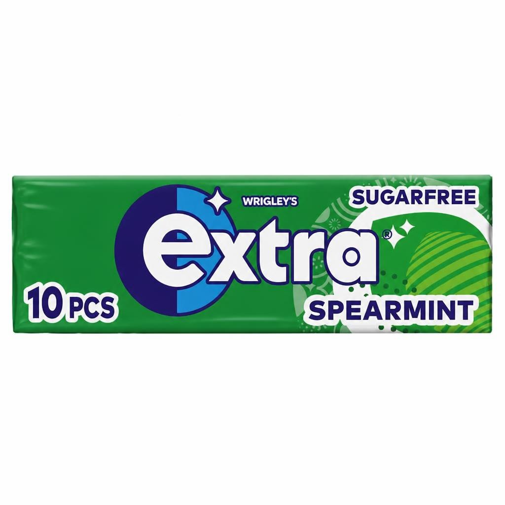 Extra Spearmint Sugarfree Chewing Gum 10 Pieces