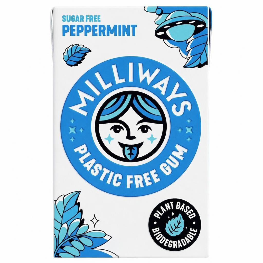 Milliways Super Natural Gum Peppermint 19g