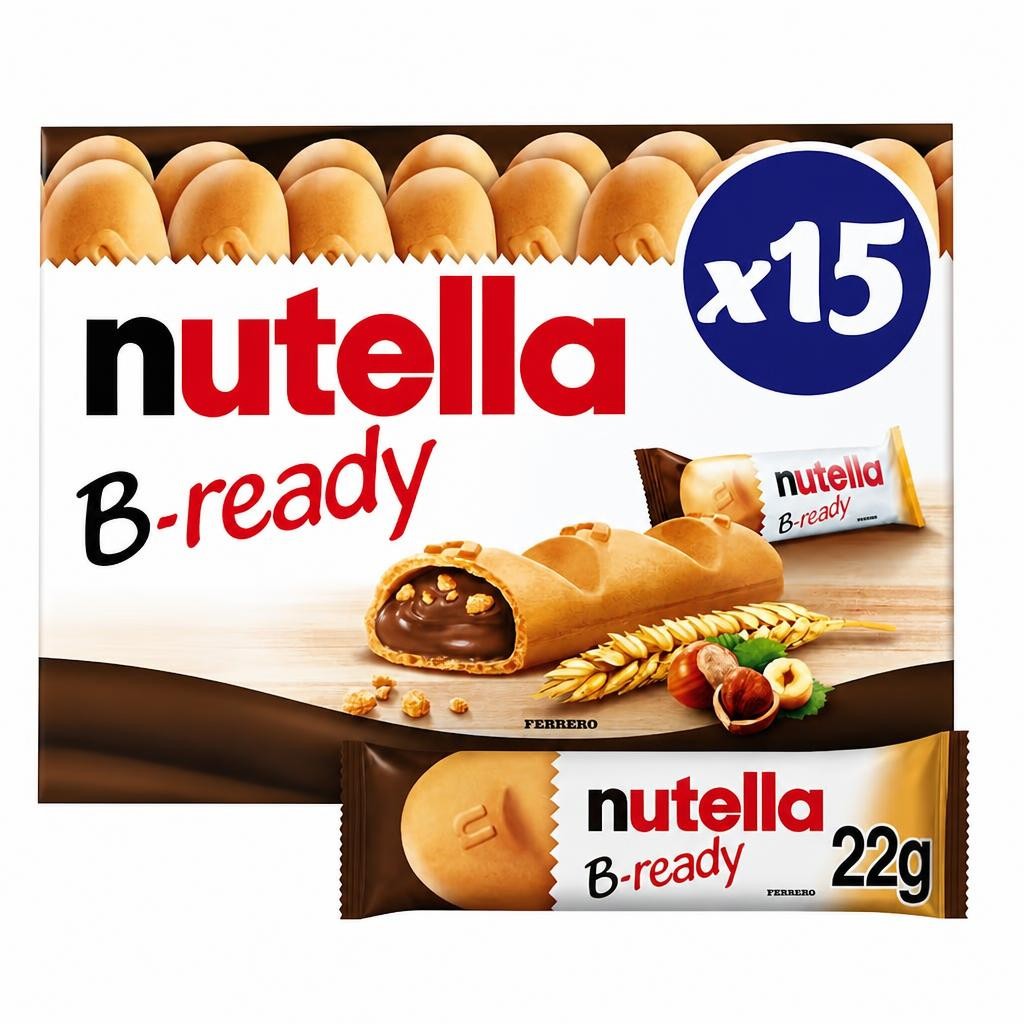 Nutella B-Ready Chocolate Wafers 15 X 22G
