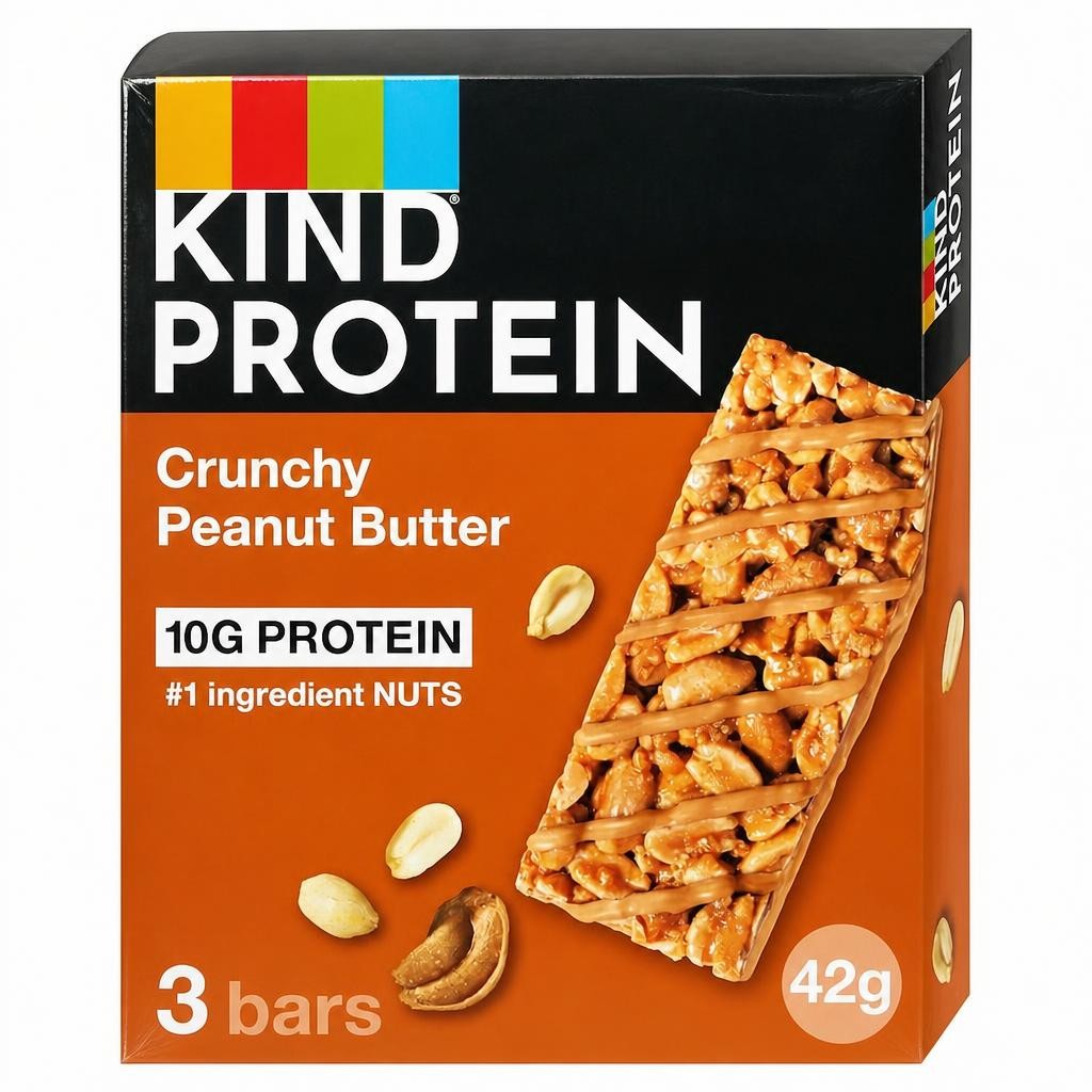 KIND Protein Crunchy Peanut Butter Snack bars 3x42g