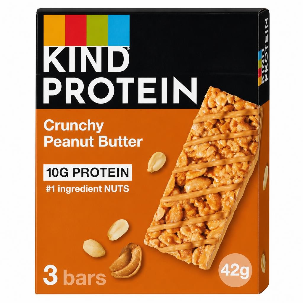 KIND Protein Crunchy Peanut Butter Snack bars 3x42g