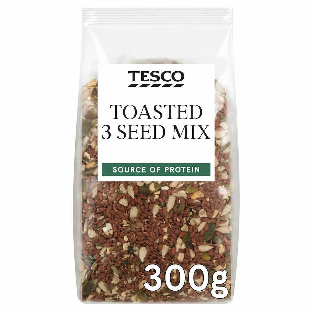 Tesco Toasted 3 Seed Mix 300G