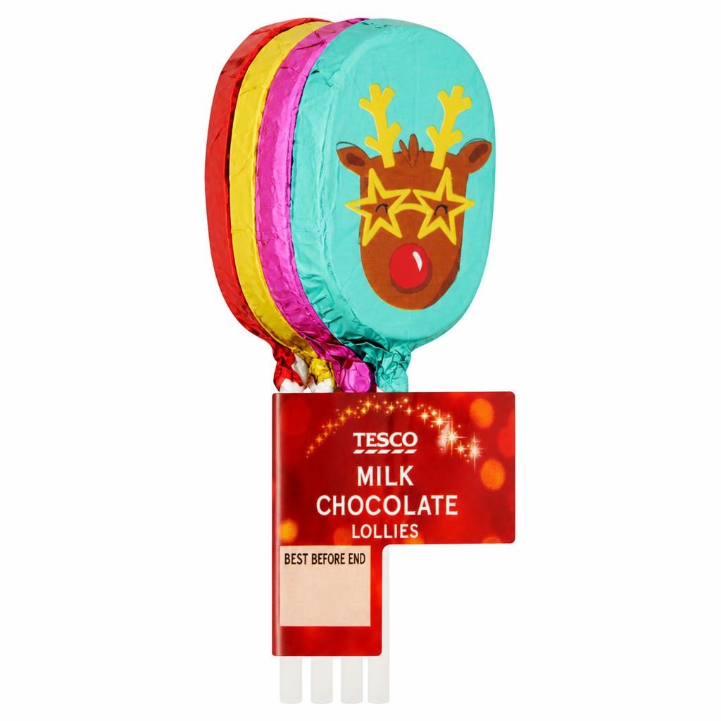 Tesco Milk Chocolate Lollies 40G