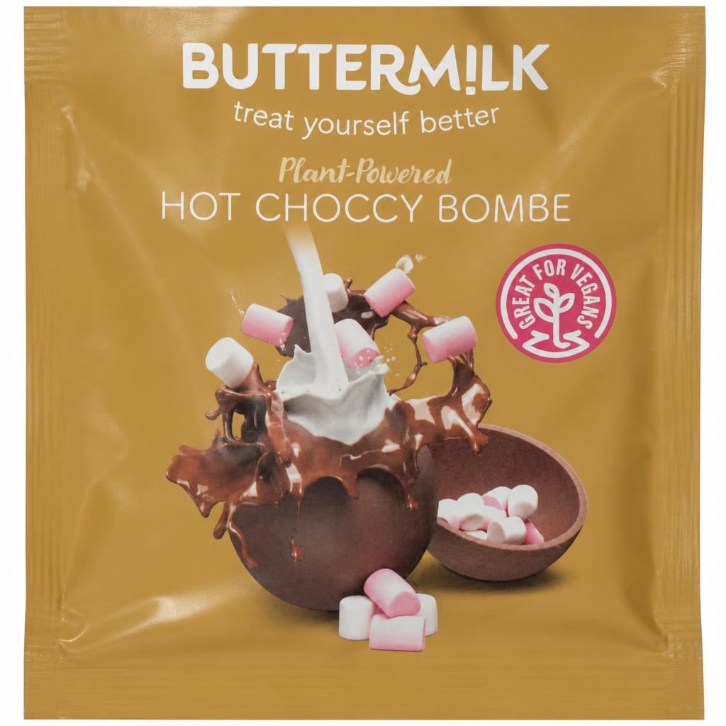 Buttermilk Plant-Powered Vegan Hot Choccy Bombe 57g