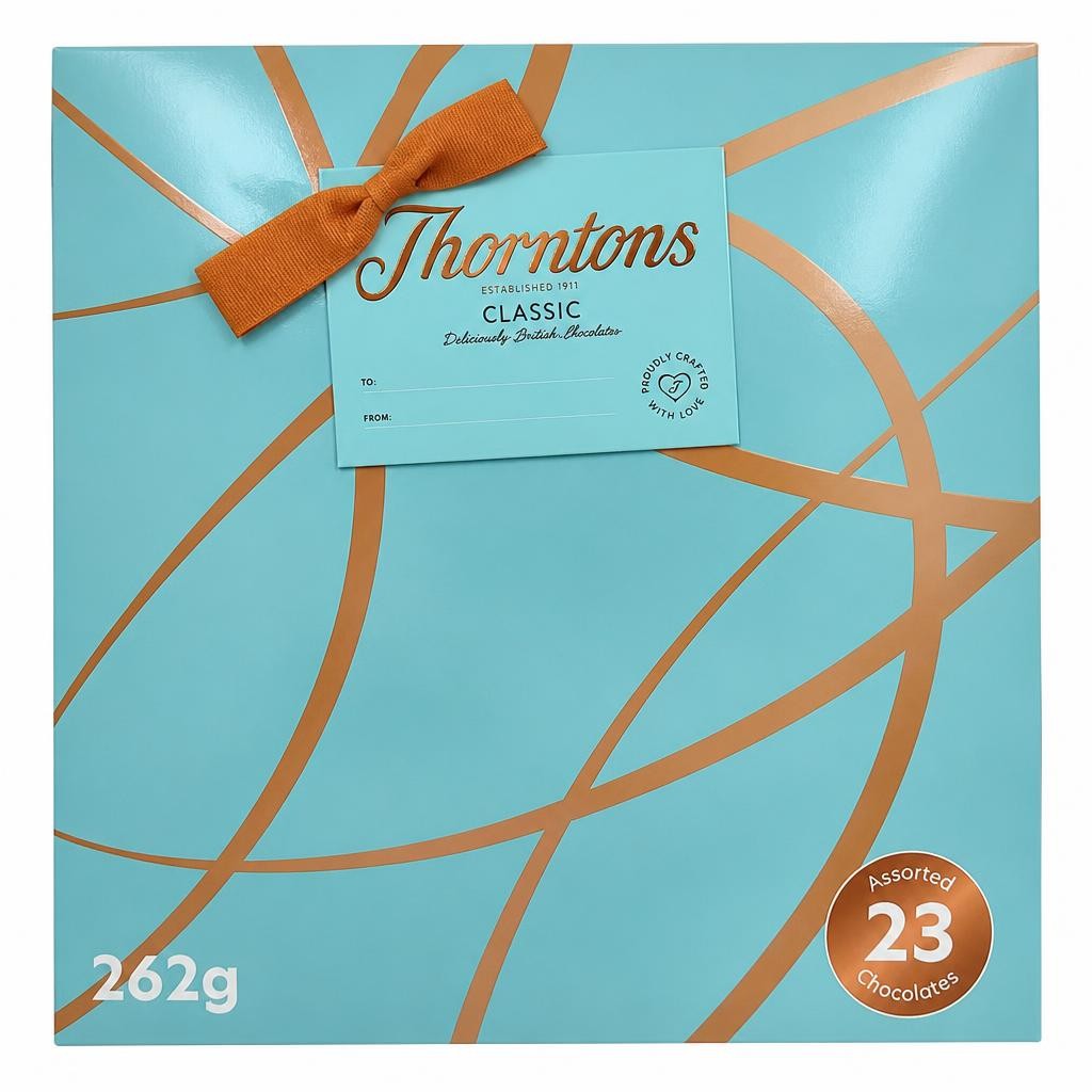 Thorntons Classic Collection Milk White Dark Chocolate 262G