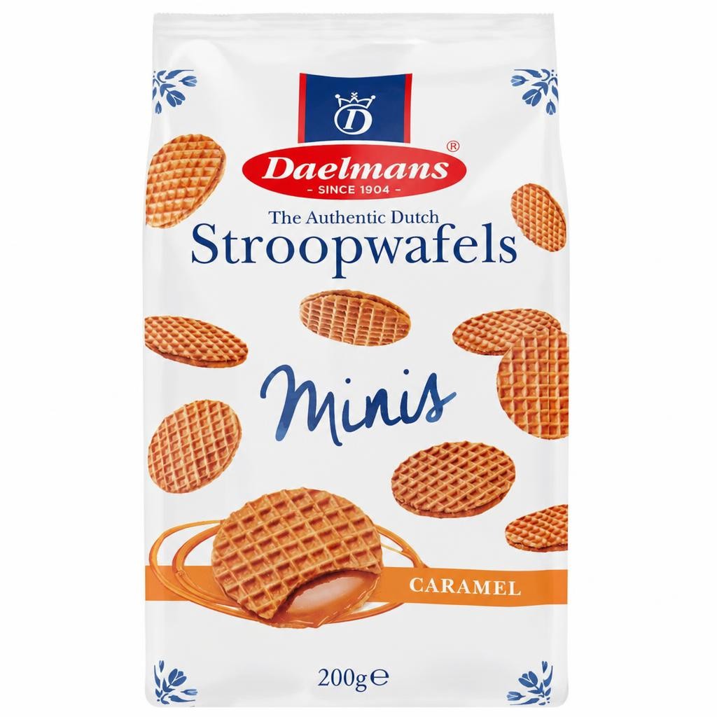 Daelmans Mini Caramel Stroopwafels 200g