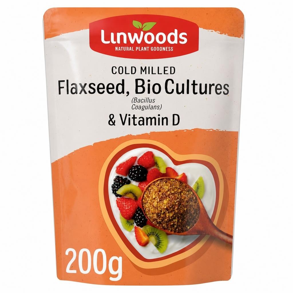 Linwoods Flax Seeds Biological Cultures & Vitamin D 200G