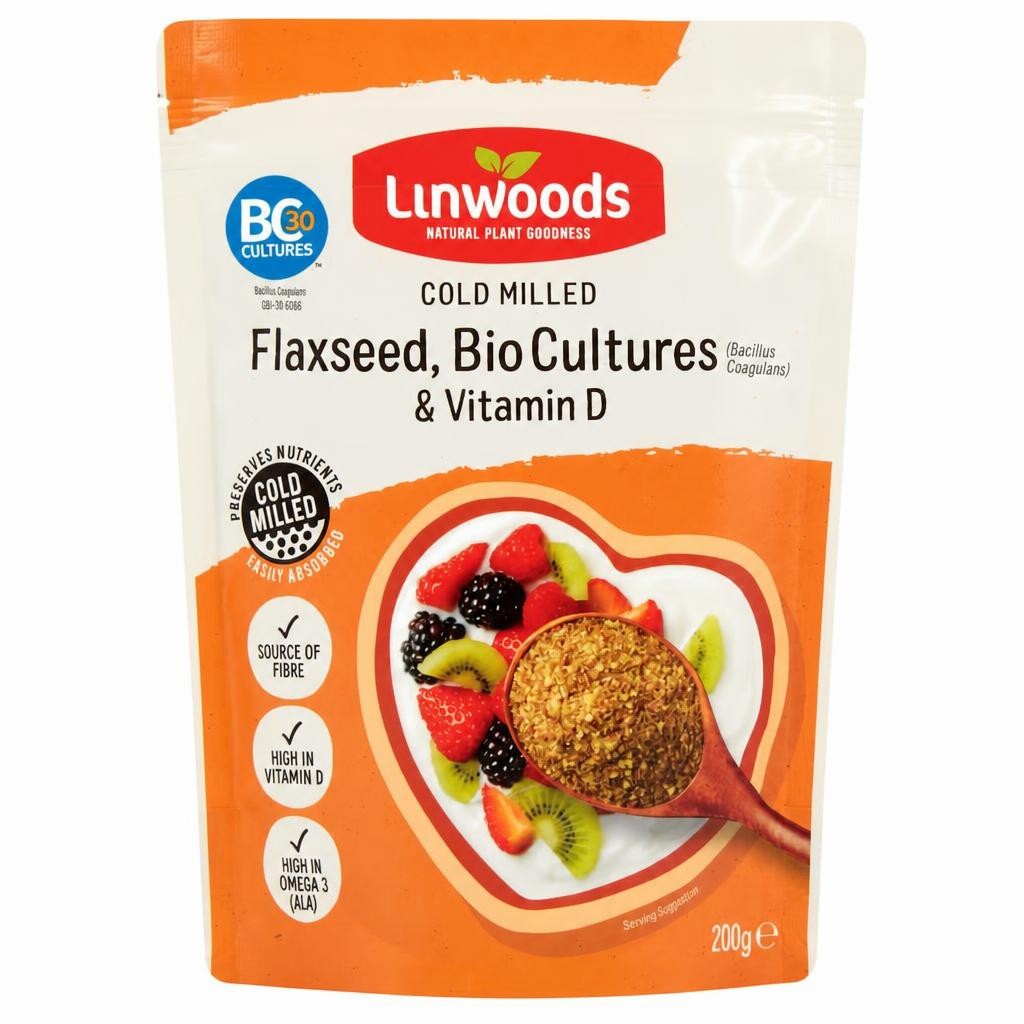 Linwoods Flax Seeds Biological Cultures & Vitamin D 200G