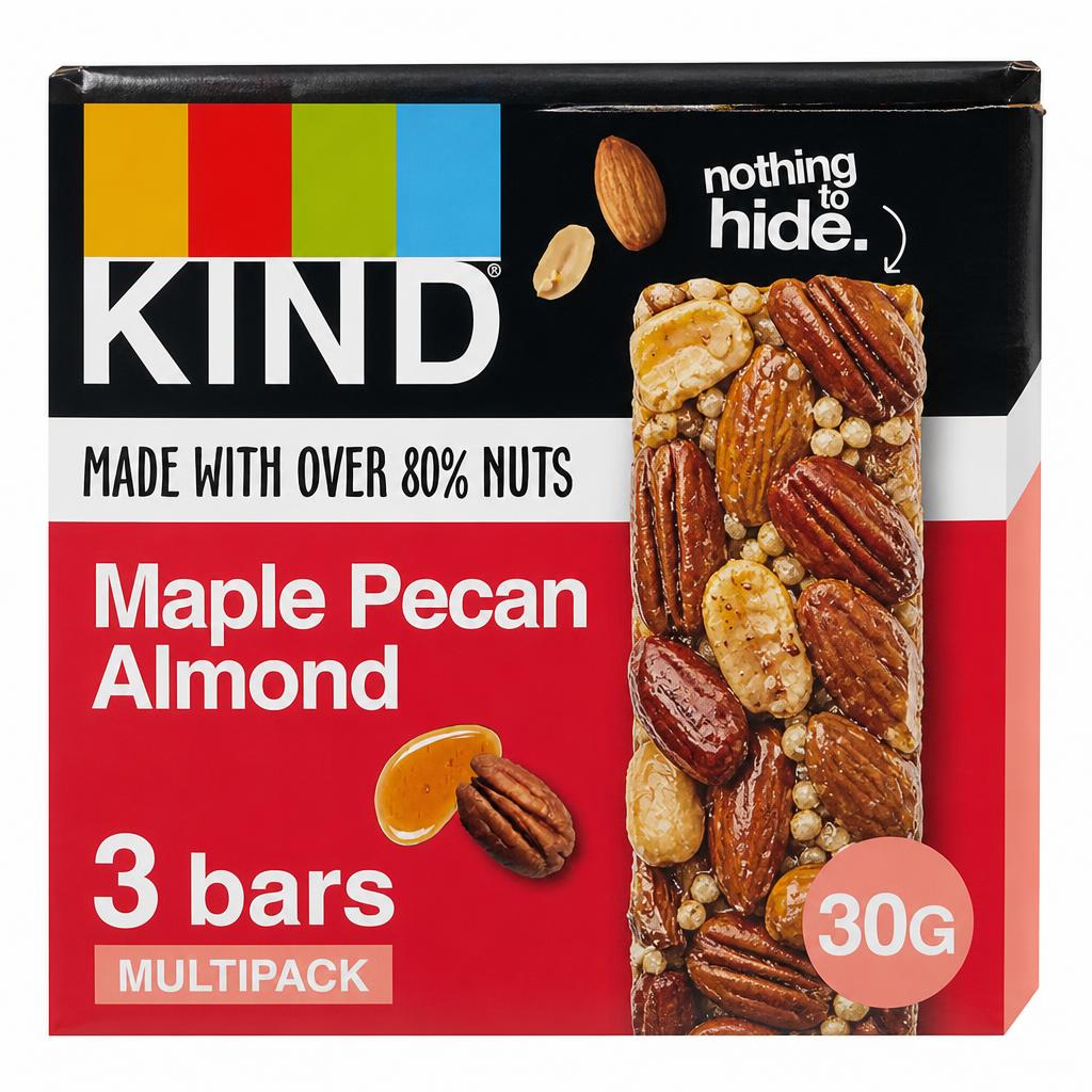 KIND Maple Pecan & Almond Bars cereal bars 3x30g