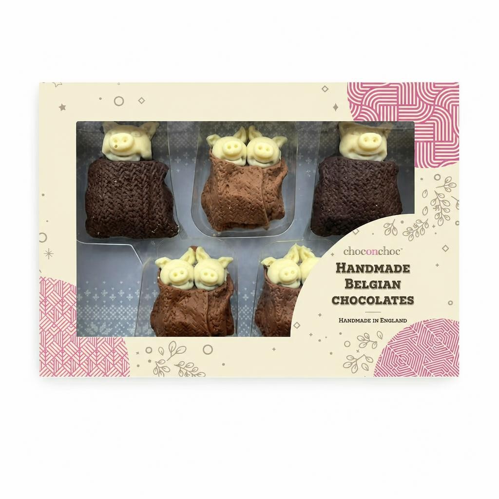 Pigs in Milk  & Dark Chocolate Blankets