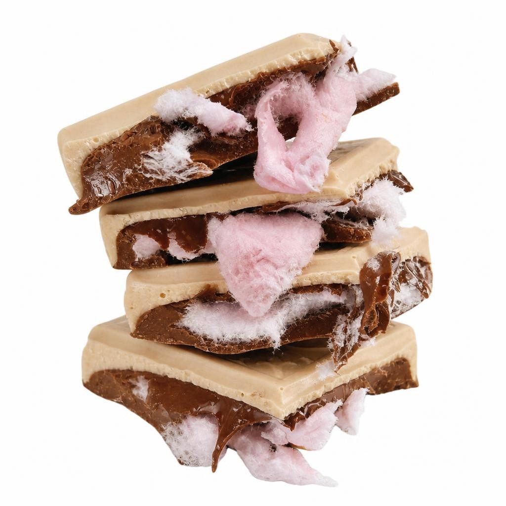 CandyFloss & Nutella Filled Chocolate Bar