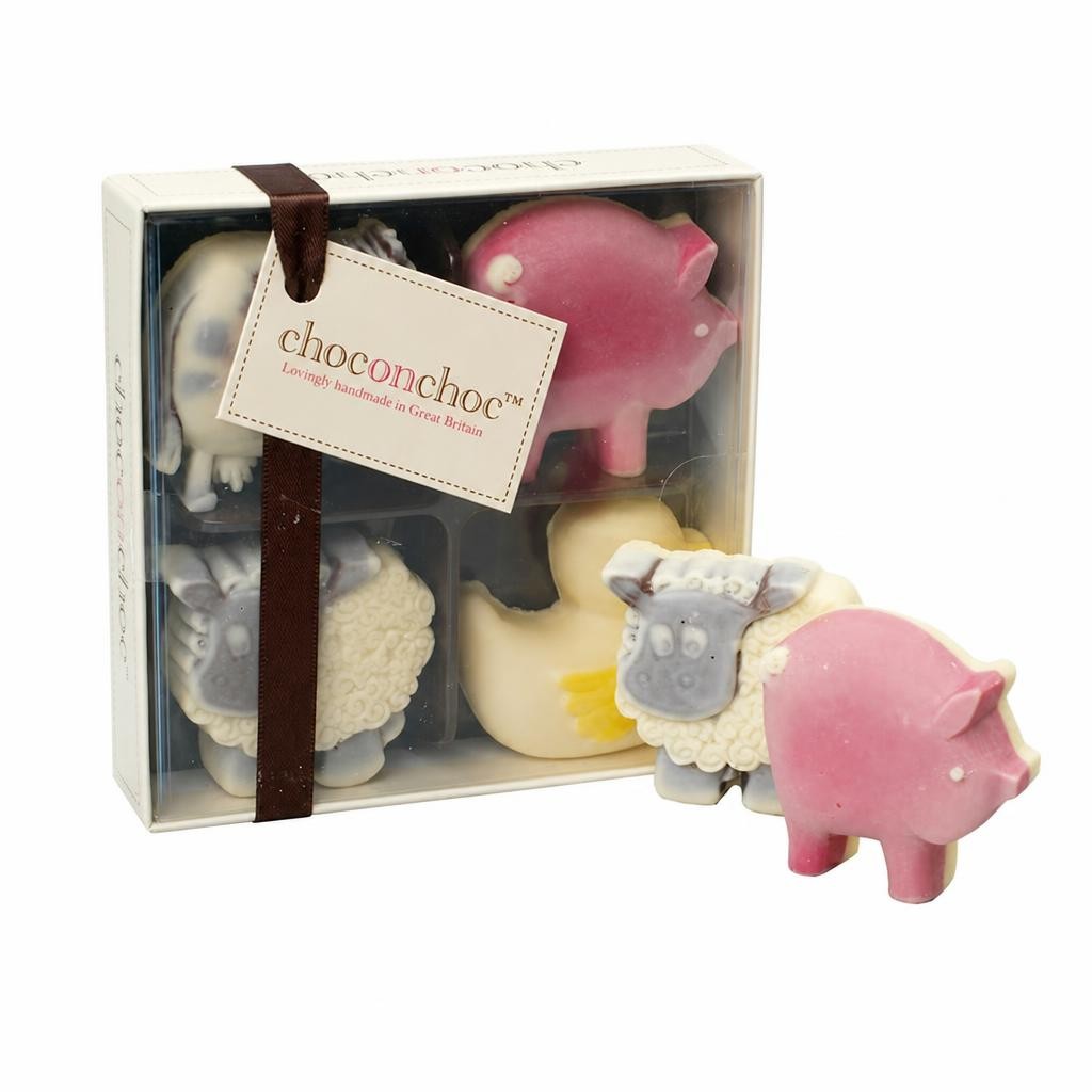 Chocolate Animals Farmyard Selection Four Box
