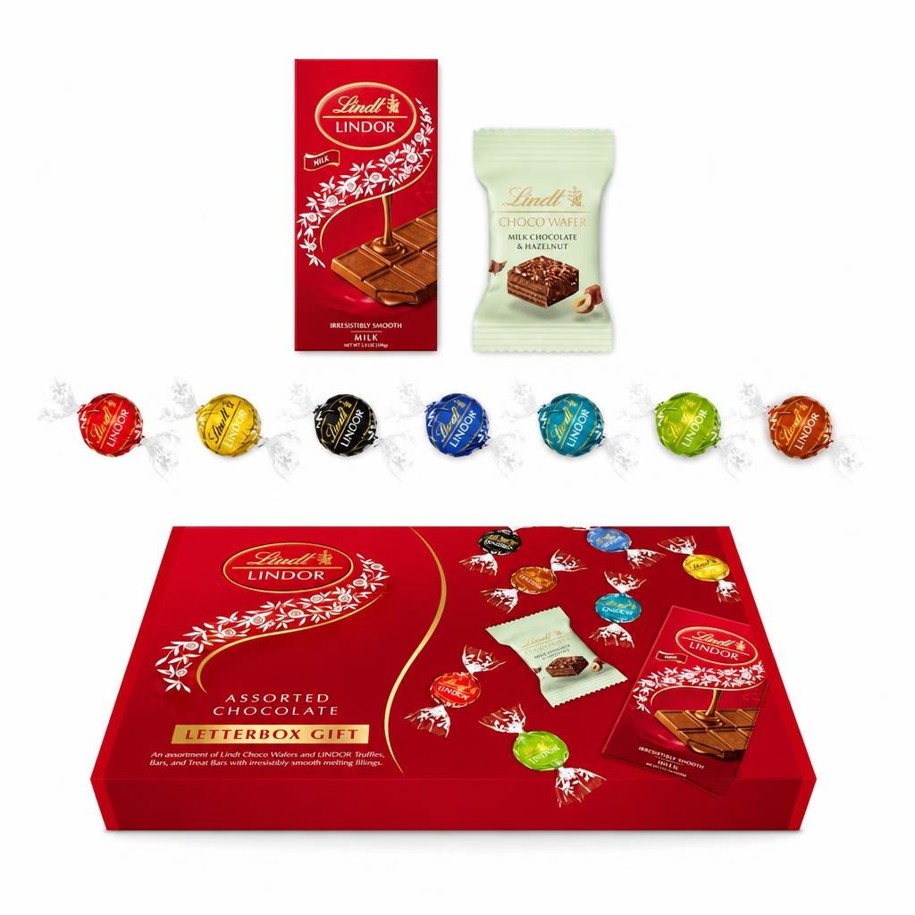 Lindt Lindor Official Letterbox Gift - 360g (19-piece Set)