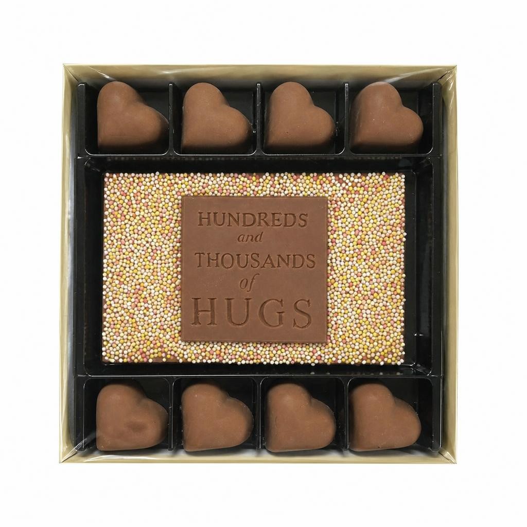Chocolate Hundreds And Thousands Of Hugs