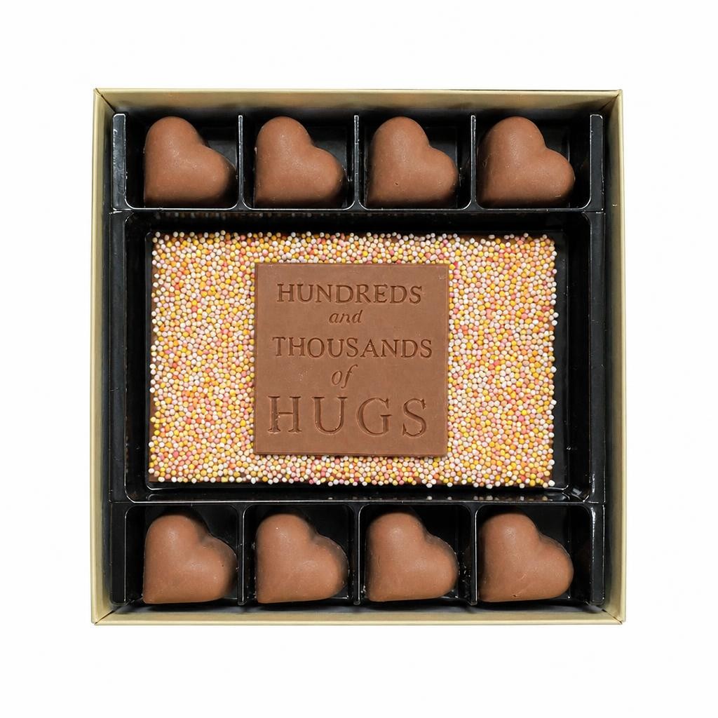 Chocolate Hundreds And Thousands Of Hugs