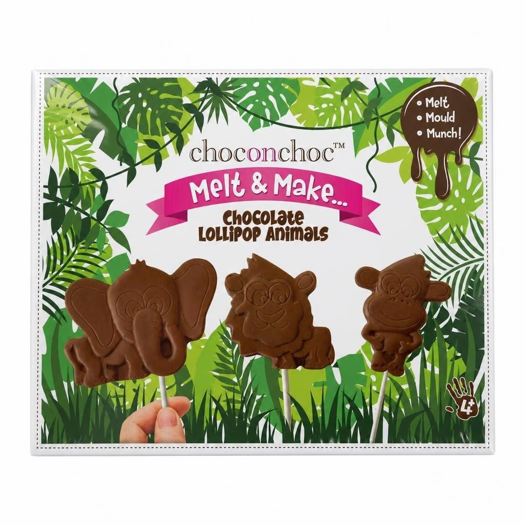 Melt And Make Your Own Chocolate Lollipops