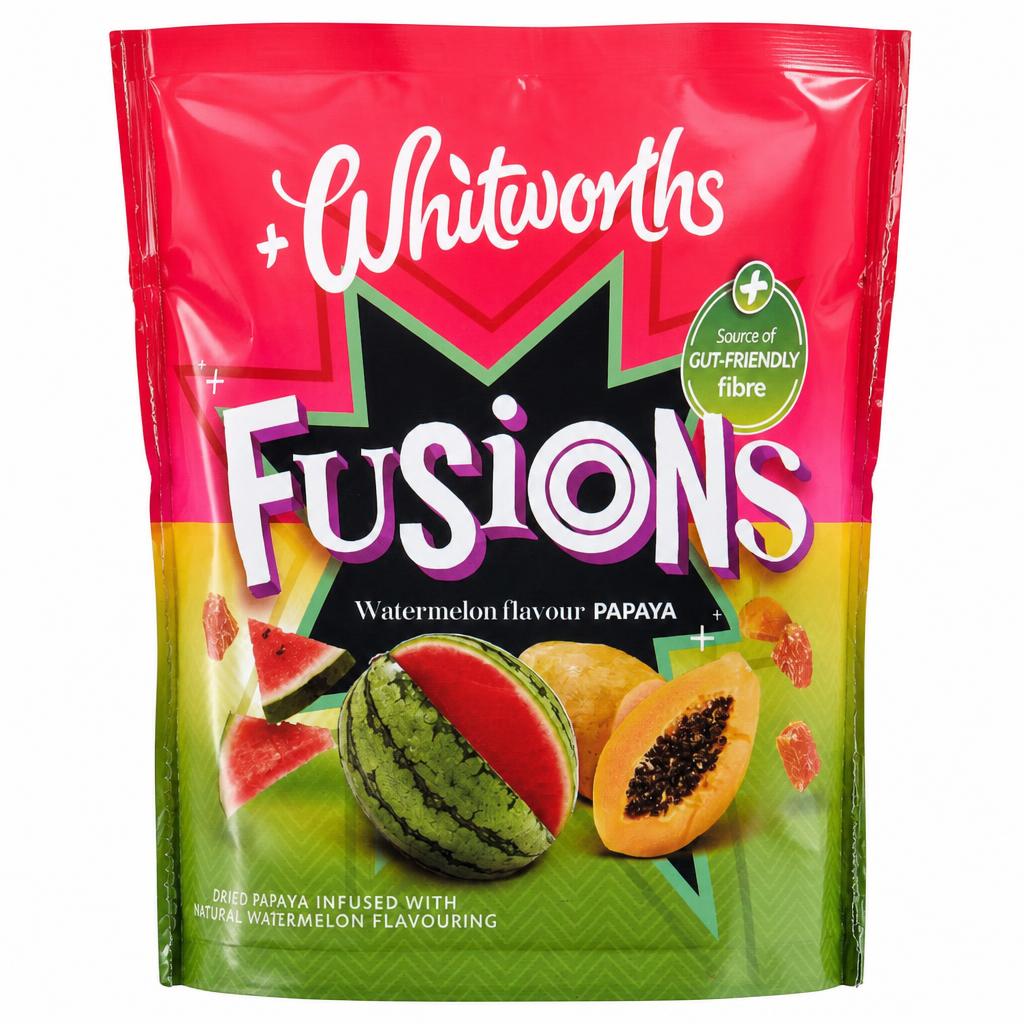 Whitworths Fusions Watermelon Papaya 80G