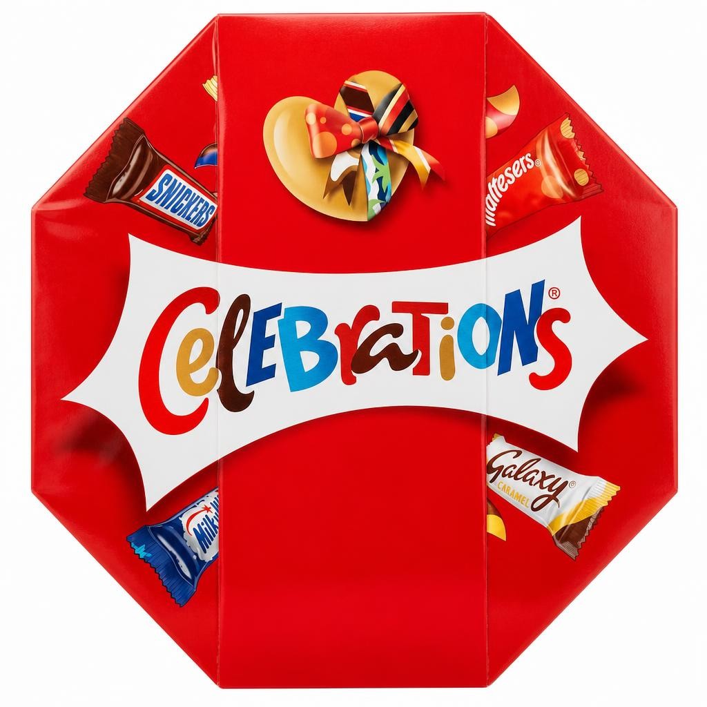 Celebrations Centrepiece 340g Chocolate Gift with 'You're My Fave' Sleeve