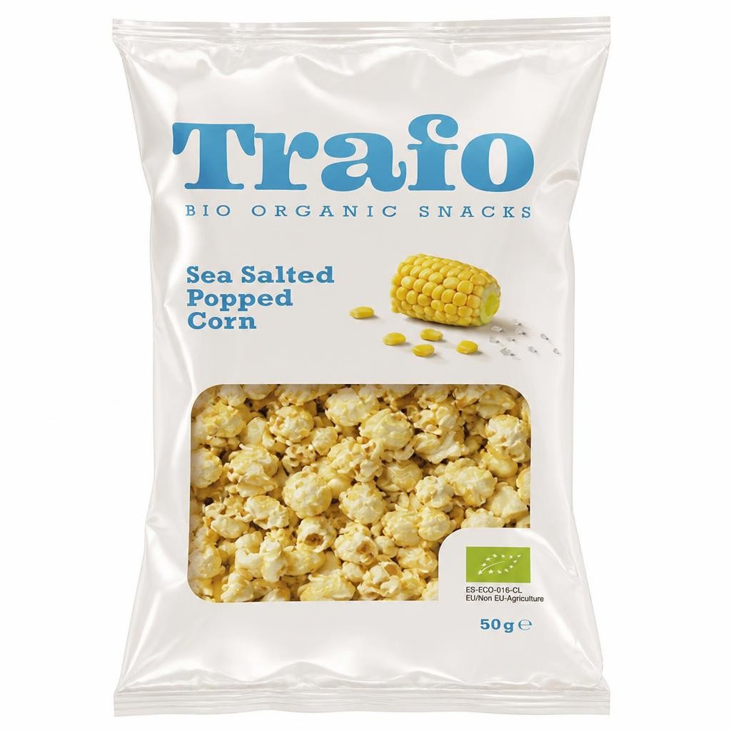 Organic Sea Salted Popcorn 50g (Trafo)