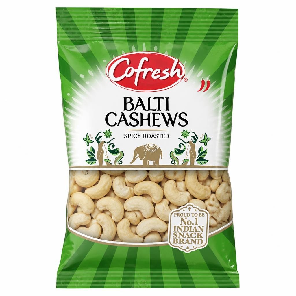 Cofresh Spicy Roasted Balti Cashews 150G