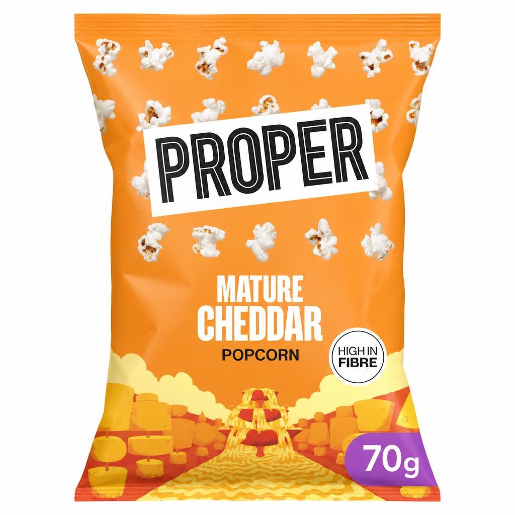 PROPER CORN Mature Cheddar Popcorn 70g