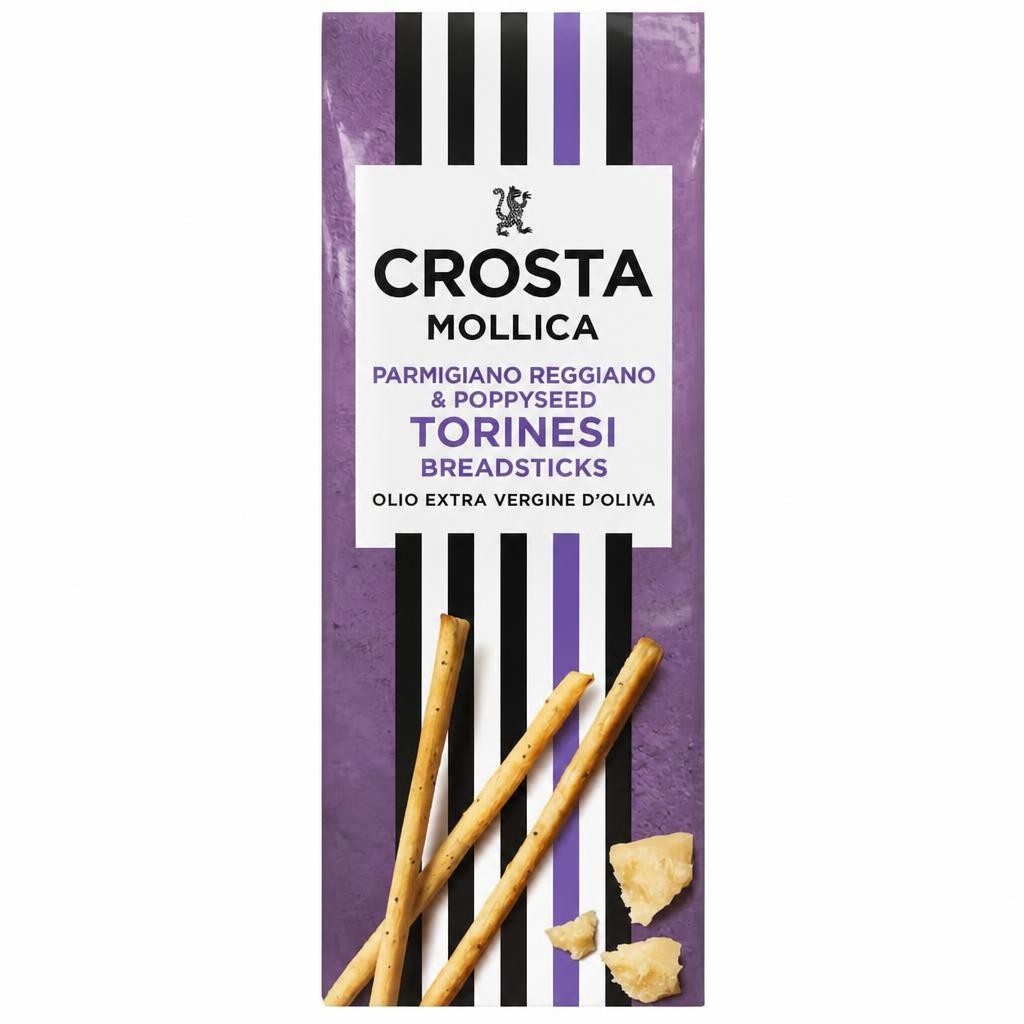 Crosta & Mollica Parmesan & Poppyseed Torinesi 120G