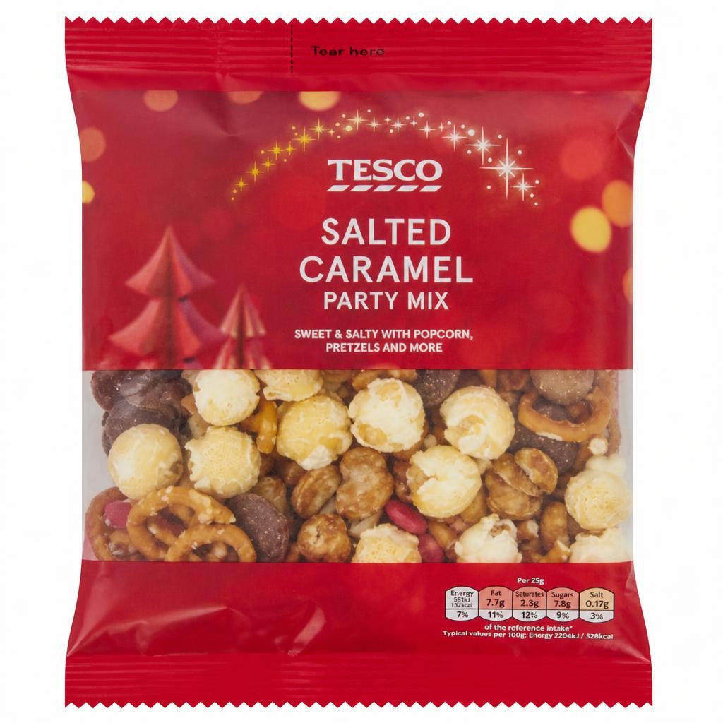 Tesco Salted Caramel Party Mix 200G