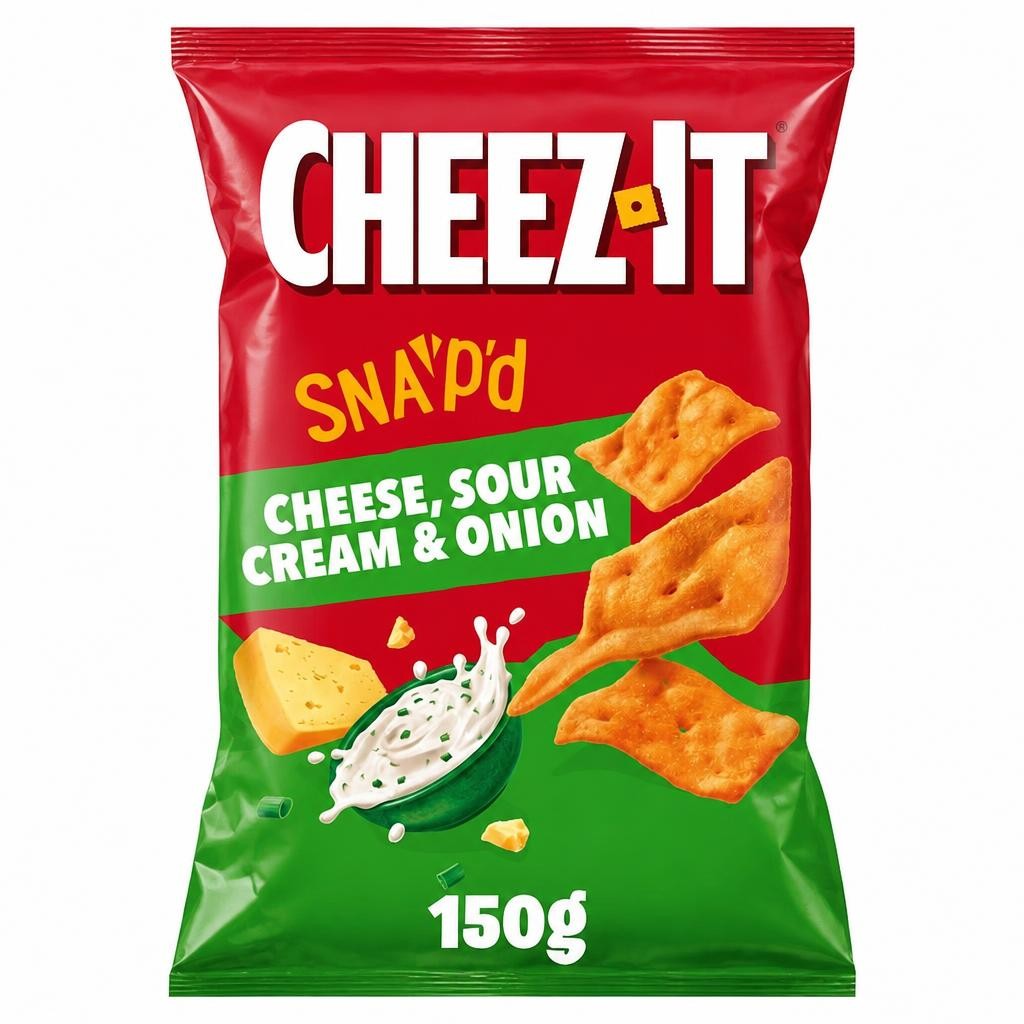 Cheez-It Cheese Sour Cream & Onion 150g