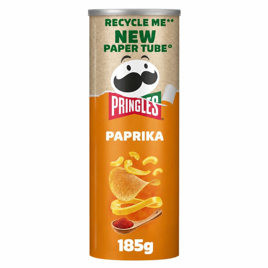 Pringles Paprika Sharing Crisps 185g
