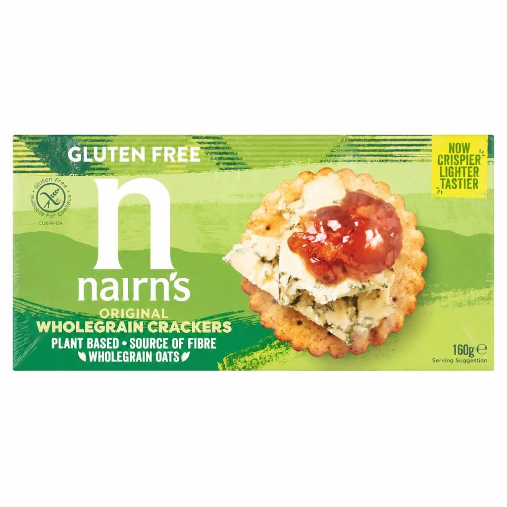 Nairn's Gluten Free Original Wholegrain Crackers 160g