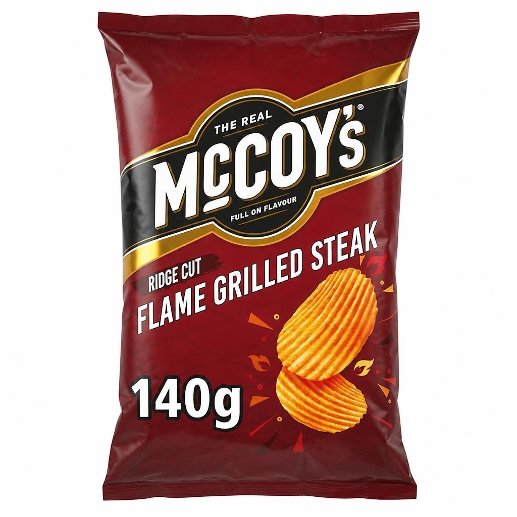 McCoy's Flame Grilled Steak Sharing Crisps 140g
