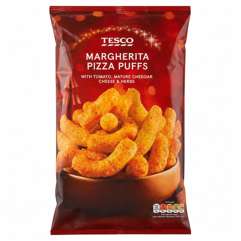 Tesco Margherita Pizza Puffs 125g