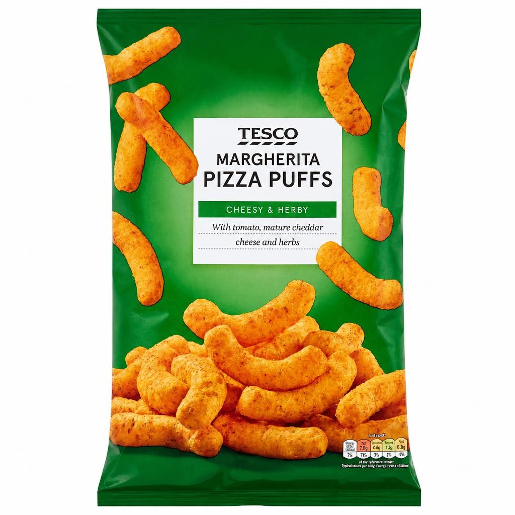 Tesco Margherita Pizza Puffs 125g