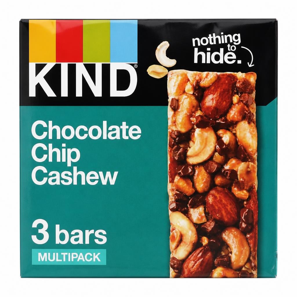Kind Chocolate Chip Cashew & Mixed Nut Bar 3 x 30g