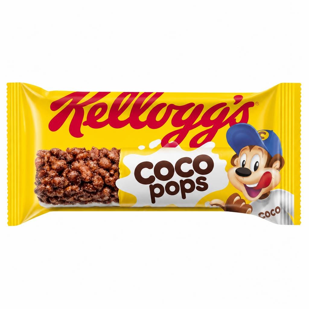 Kellogg's Coco Pops Chocolate Cereal Milk Snack Bars 4x20g