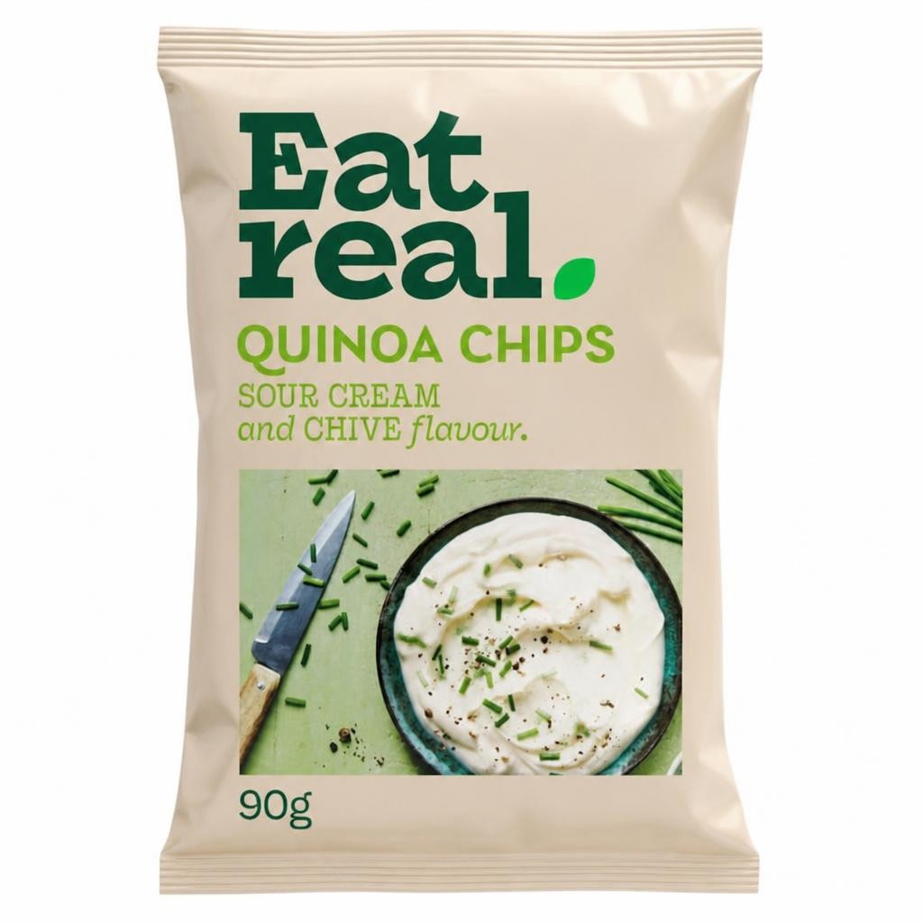 Eat Real Quinoa Chips - Sour Cream & Chive 90g