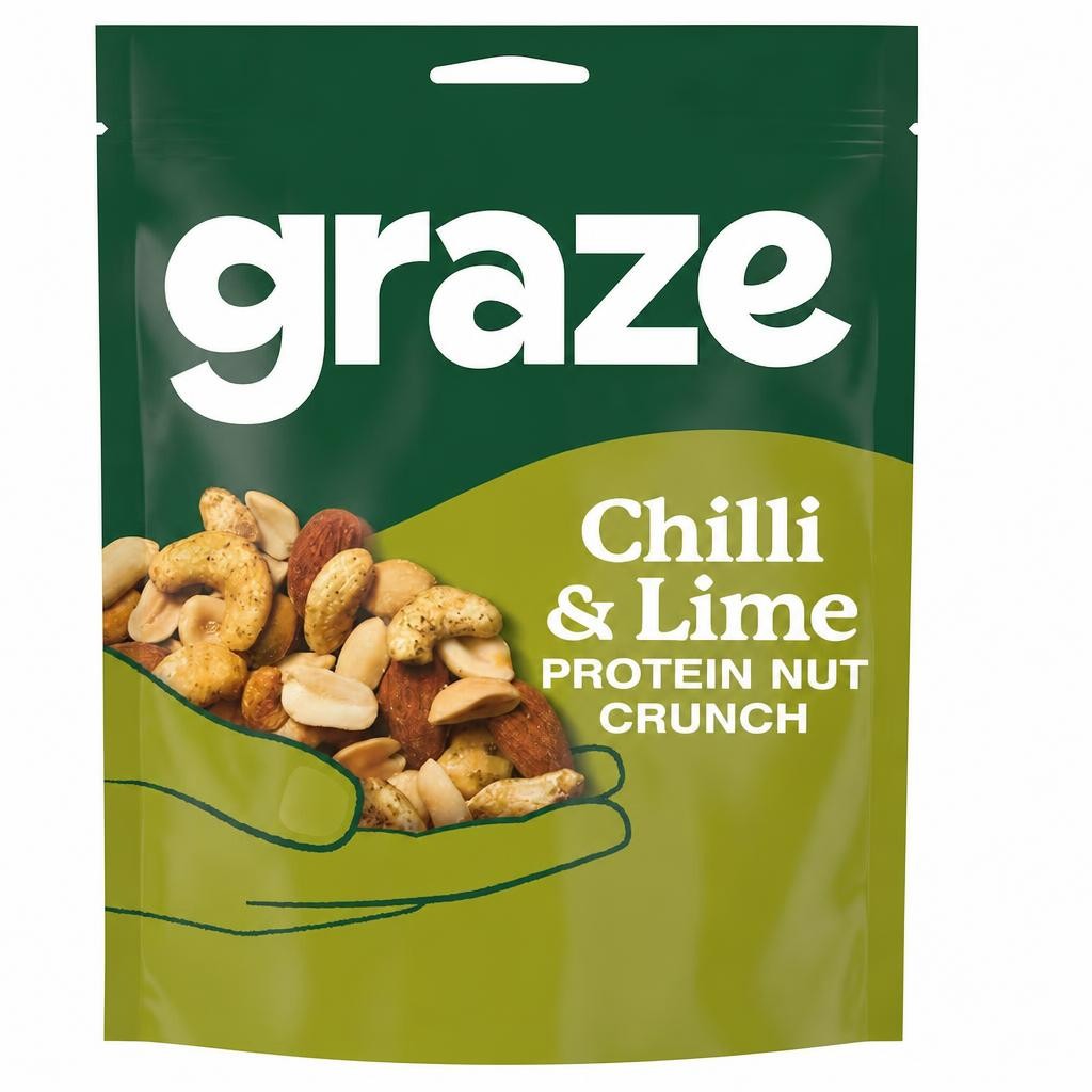 Graze Chilli & Lime Protein Nut Crunch 100g