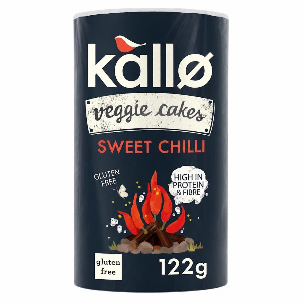 Kallo Sweet Chilli Veggie Cake 122g