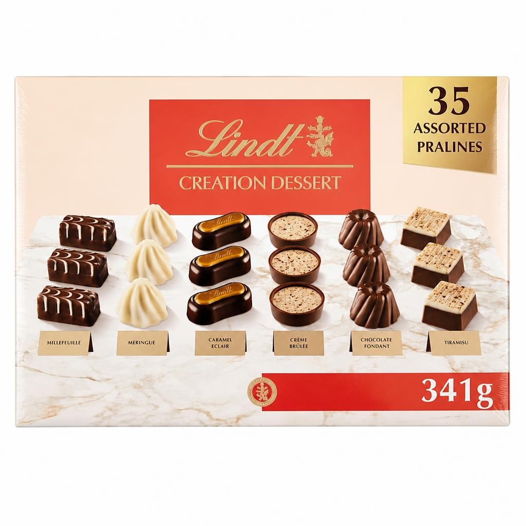 Lindt Creations Dessert Assorted Chocolate Box 341G
